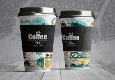 design cool coffee logo design