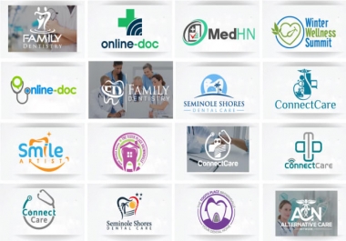 dental medical healthcare hospital clinic logo