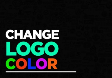 change logo color to black, white or any other color