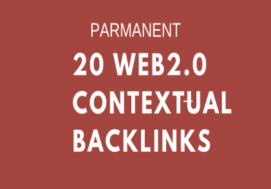 Create20 High Authority Web20 Backlinks