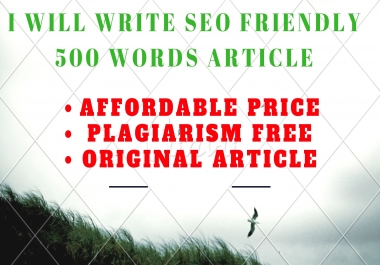 Write SEO Articles,  Blog Posts And Website Content