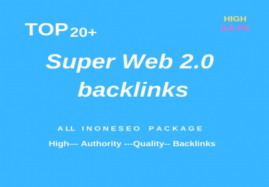 Create 20 Super Web 2 0 Links On High Dofollow Sites