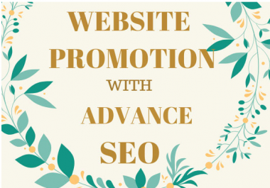 Do advance SEO to your website promotion