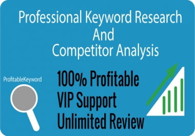 Professional Keyword Research and Analysis