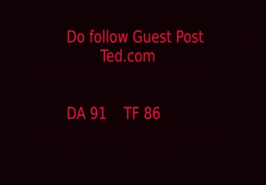 write and publish guest post ted DA 91