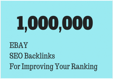 Create backlinks to promote your ebay listing by using SEO