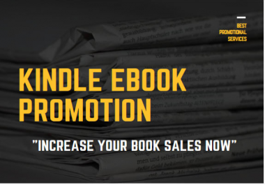 do kindle ebook promotion for more book sales
