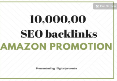 Do HQ backlinks for amazon store promotion,  amazon traffic and sales
