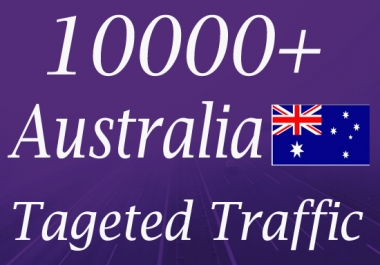 10000 Australia TARGETED Organic Web Traffic to your web or blog site