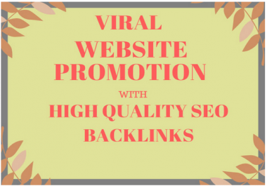 Promote website promotion with high quality 1.5M SEO backlinks