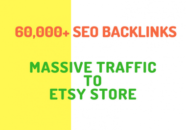make 20,000 SEO backlinks for etsy store