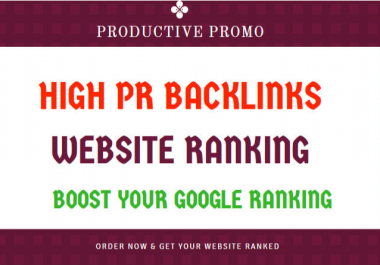 create 2,000 high PR seo backlinks for website ranking