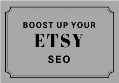skyrocket your etsy,  online store by 500,000 SEO backlinks