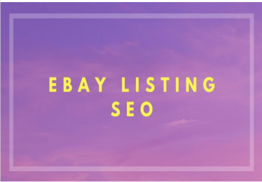 Ebay listing SEO by 1,000,000 backlinks
