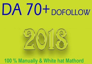 create da 70 high quality backlinks for google ranking
