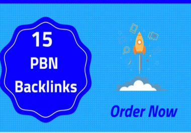 create 15 permanent high quality pbn backlinks