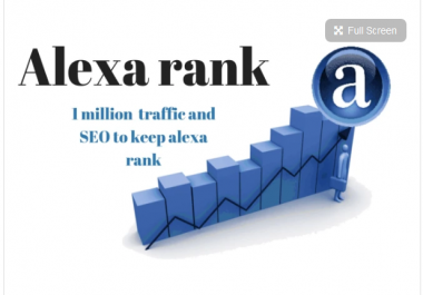 provide 1 million backlinks to boost traffic and SEO to keep alexa rank