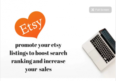 promote your etsy listings to boost search ranking and increase your sales and promotion