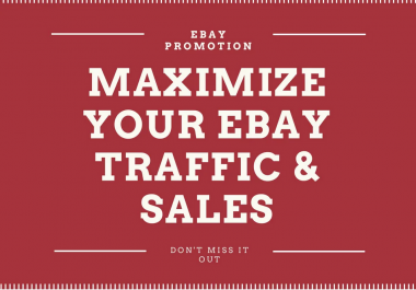 ebay promotion to maximize your ebay traffic and sales