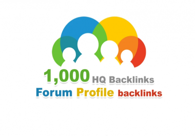 build 1000 forum profile backlinks