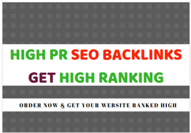 create 3,000 high PR seo backlinks for website ranking