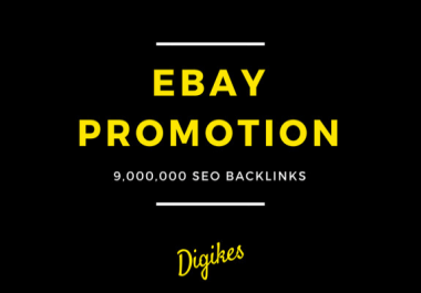 provide 900,000 SEO backlinks for ebay store promotion