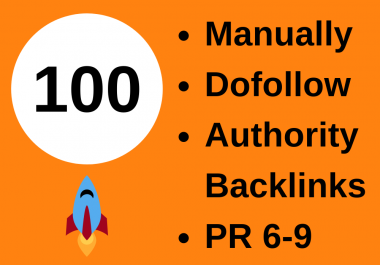 100 High Quality Authority Backlinks I Provide Manually+ FREE Ahrefs Report