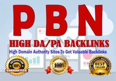 DA 50 to 60 Manually Build 20 UNIQUE HOMEPAGE PBN backIinks