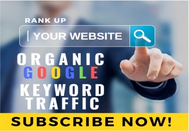Organic Google Keyword Ranking Website Traffic Monthly Service - Until you Rank Up