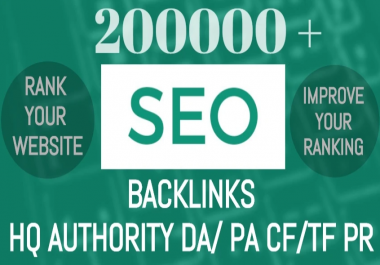 create 200k highly verified backlinks for SEO
