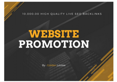 provide 1m HQ SEO backlinks for website promotion