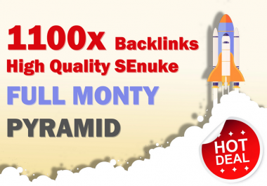full monty 2018 pyramid 1100 SEO backlinks senuke