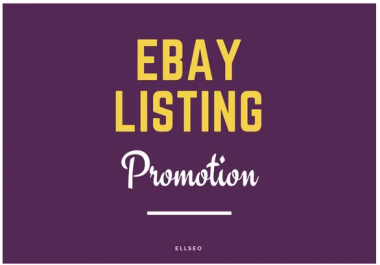 promote your ebay listing by making 1,000,000 backlinks