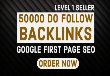 10k dofollow backlinks off page seo for google ranking