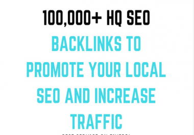 promote your local business seo to increase traffic and ranking by creating HQ backlinks