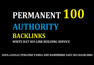 create 100 backlinks, from high da tf cf
