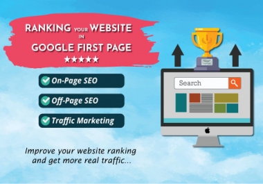 Rank Your website To Google 1st Page with verified SEO Link Building