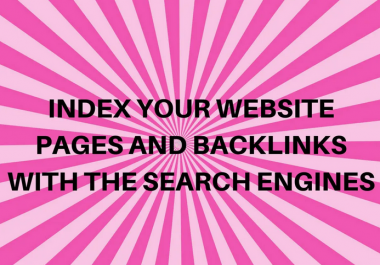 index your backlinks with search engines