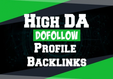 create 20 high authority dofollow backlinks