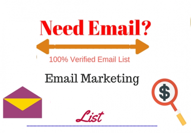 Email Marketing strategy to big targeted 0.9 Million list Real consumer list