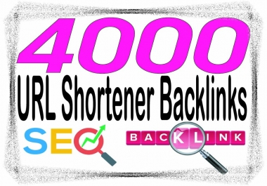 DO Create 4000 HQ. URL shortener R6 to PR10 Backlinks and rank higher on Google