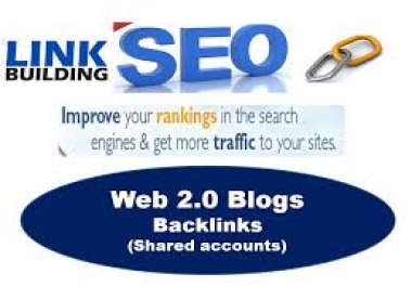 100 Top Quality web 2.0 backlinks High Domain Authority DA 30 - 100