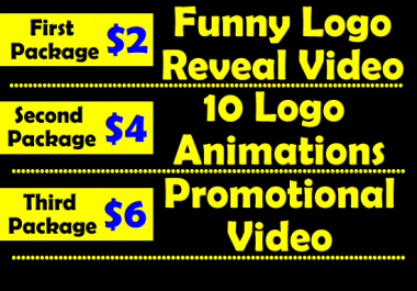 Do 10 Logo Animations and Promo video