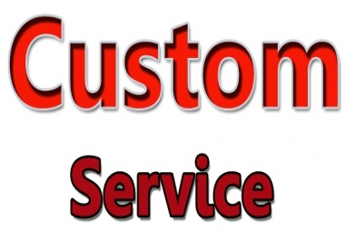 Give You Any Custom Offer With Super Discount