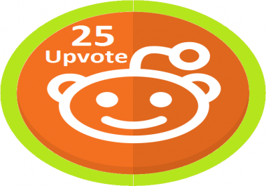 High Quality 25+ World Wide Reddit Upvote