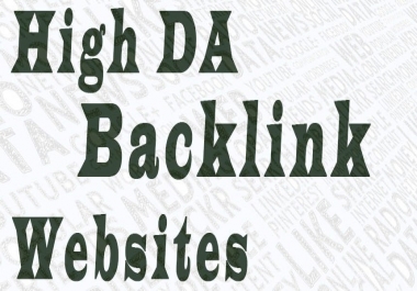 Get 150 Backlinks from Top DA sites increase Your DA