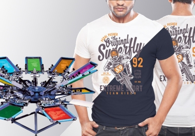 Do Vector Artwork And Color Separation For Screen Printing