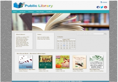Digital Library Web Application