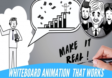 Video Whiteboard Animation Digital Hand Drawn
