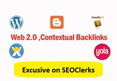 10 Web2 Properties Contextual Backlinks With Login